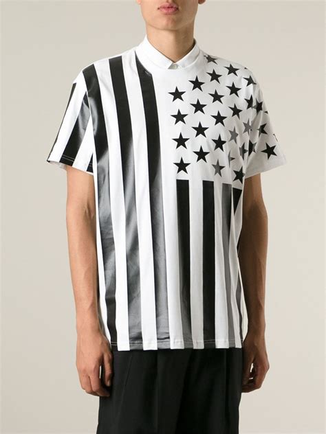 givenchy stars stripes shirt|Givenchy Long.